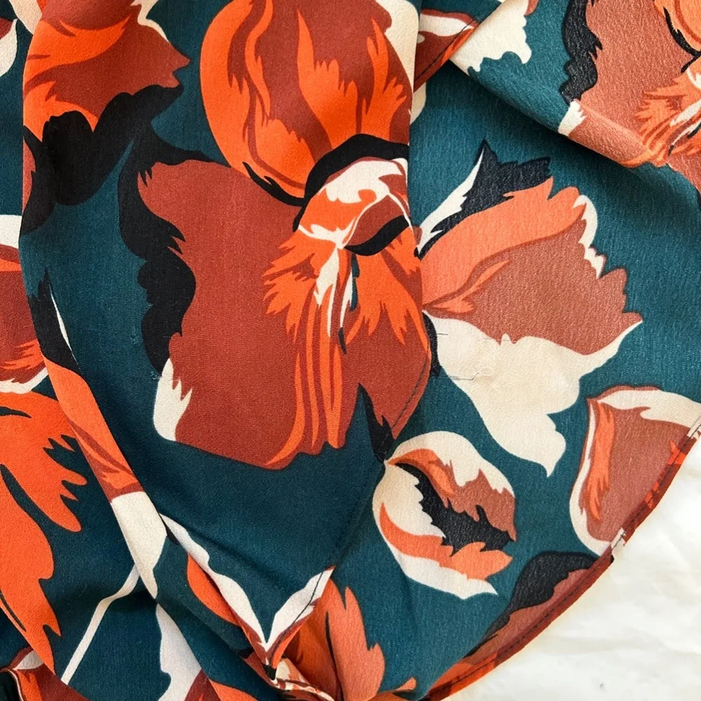 Piper & Scoot Silky Floral Wide Leg Jumpsuit - Picture 4 of 5